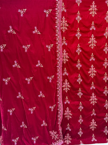 Embroidered Velvet