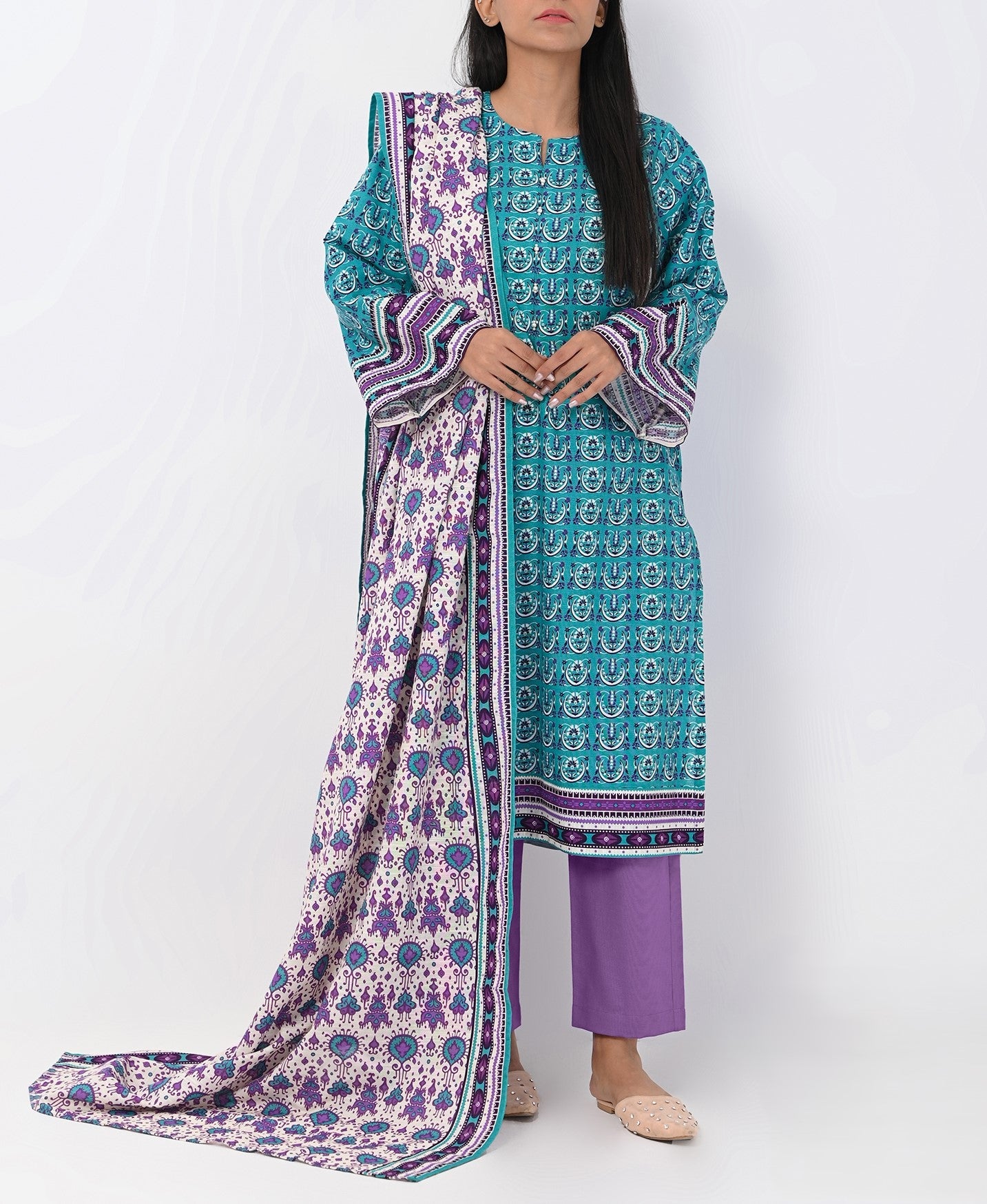 PRINTED KHADDAR