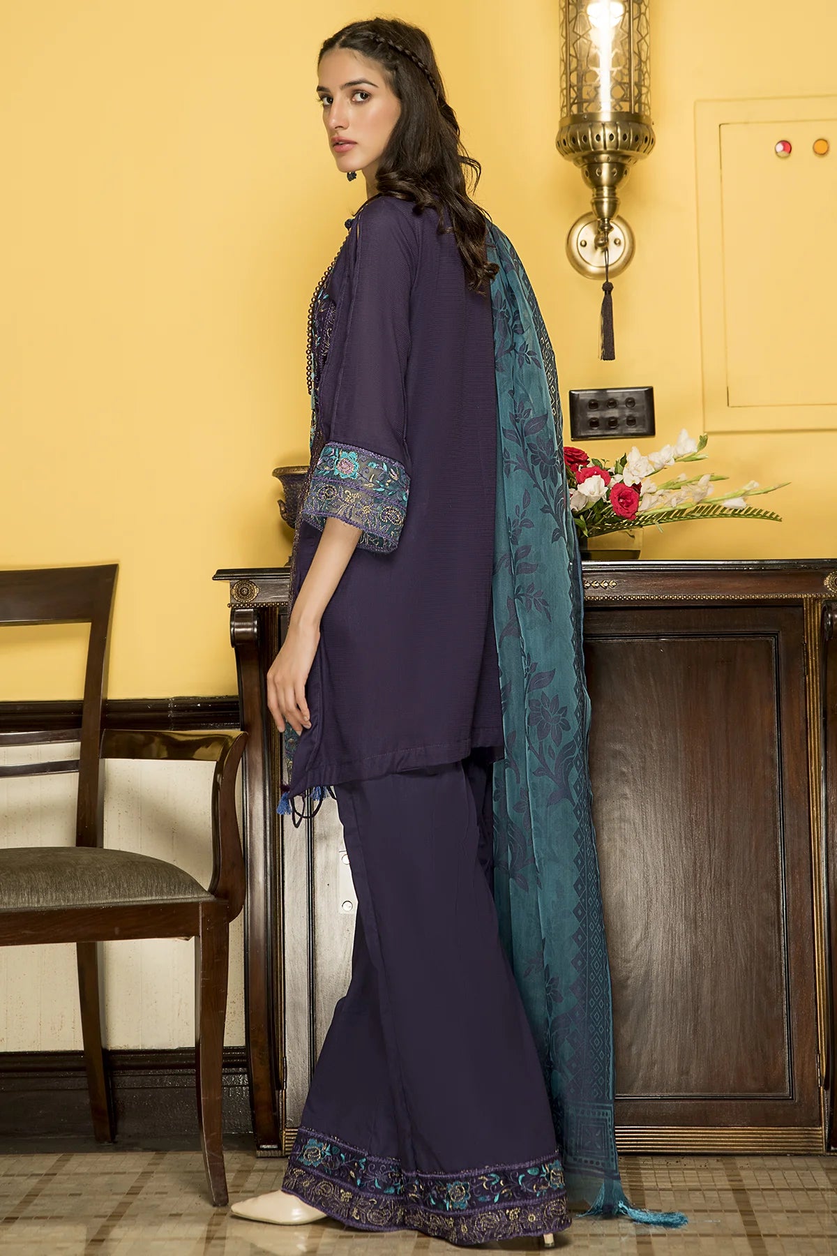 Gulbagh- Unstitched-3 Piece- D08