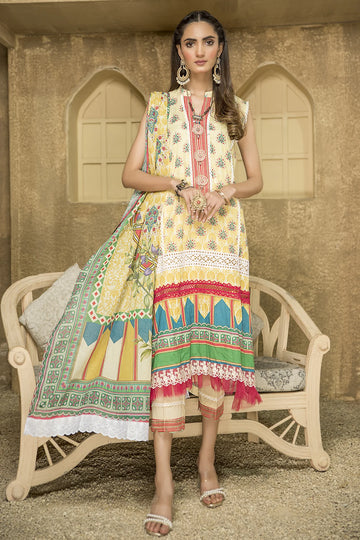 Nissa-Unstitched-3 Piece-D08