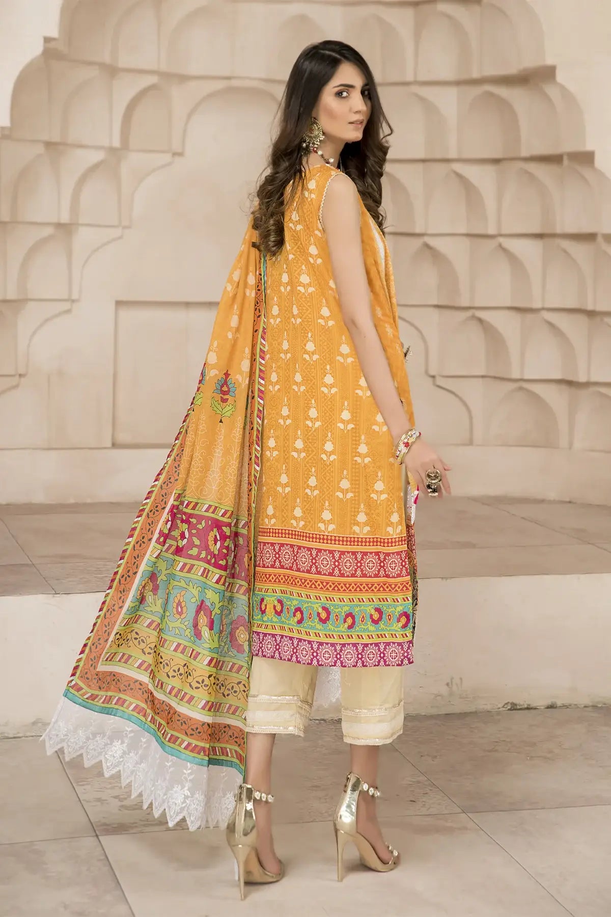 Rashk-e-gul-Unstitched-3 Piece-D01