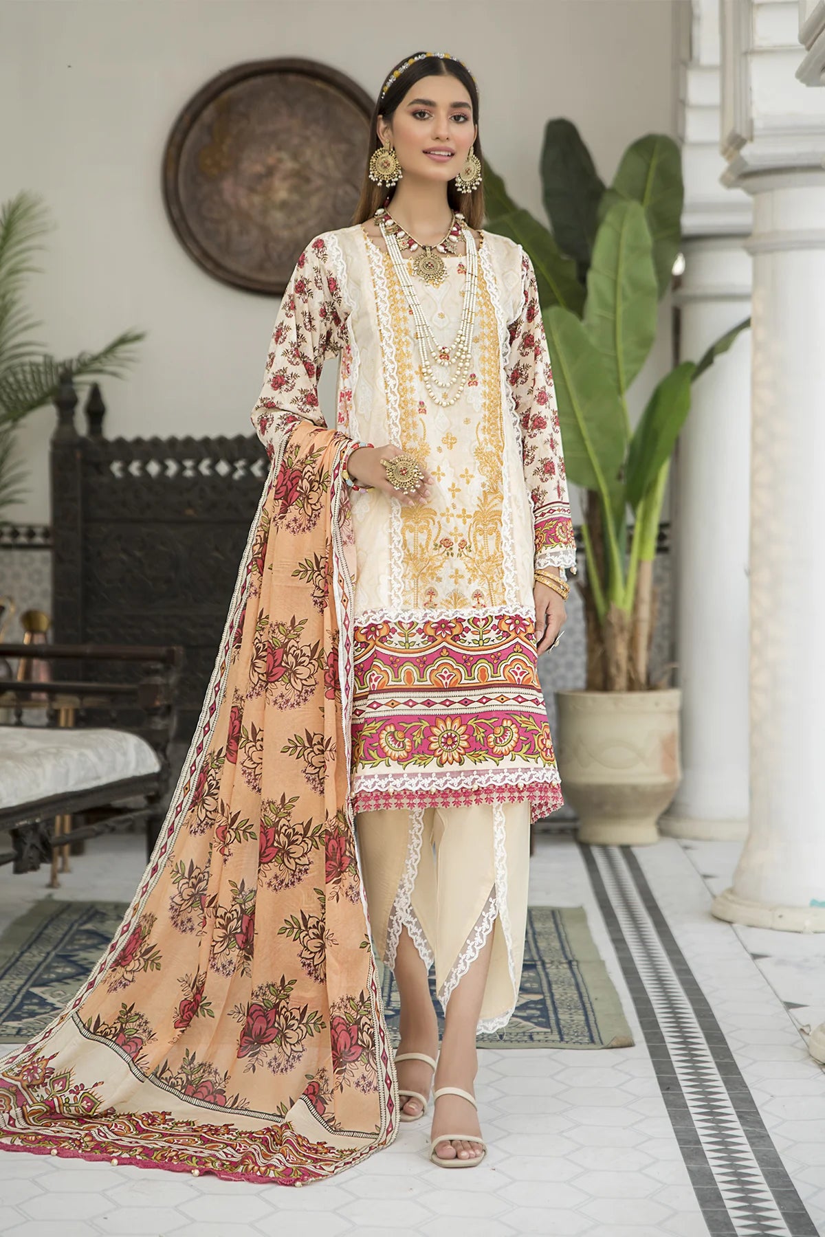 Sorayya-Unstitched-3 Piece-D07