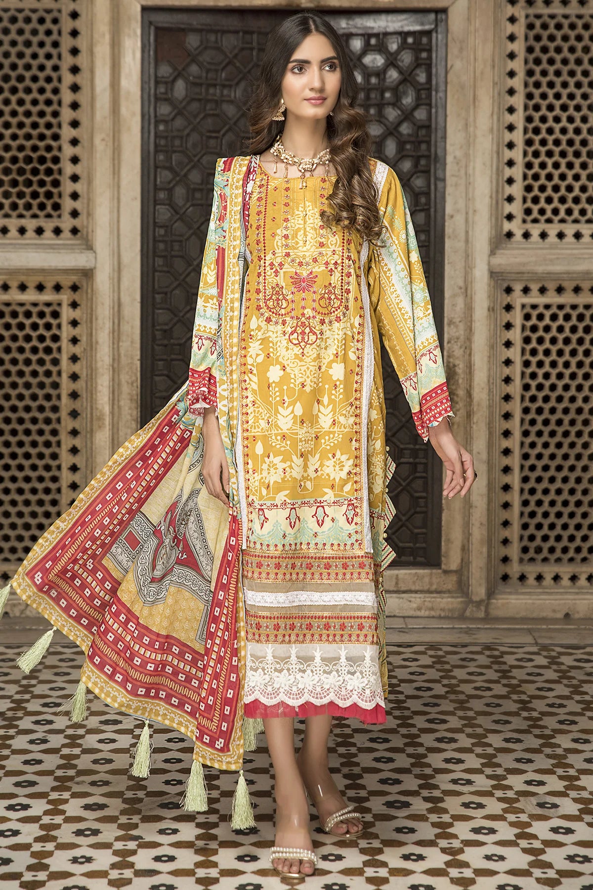 Taragini-Unstitched-3 Piece-D02
